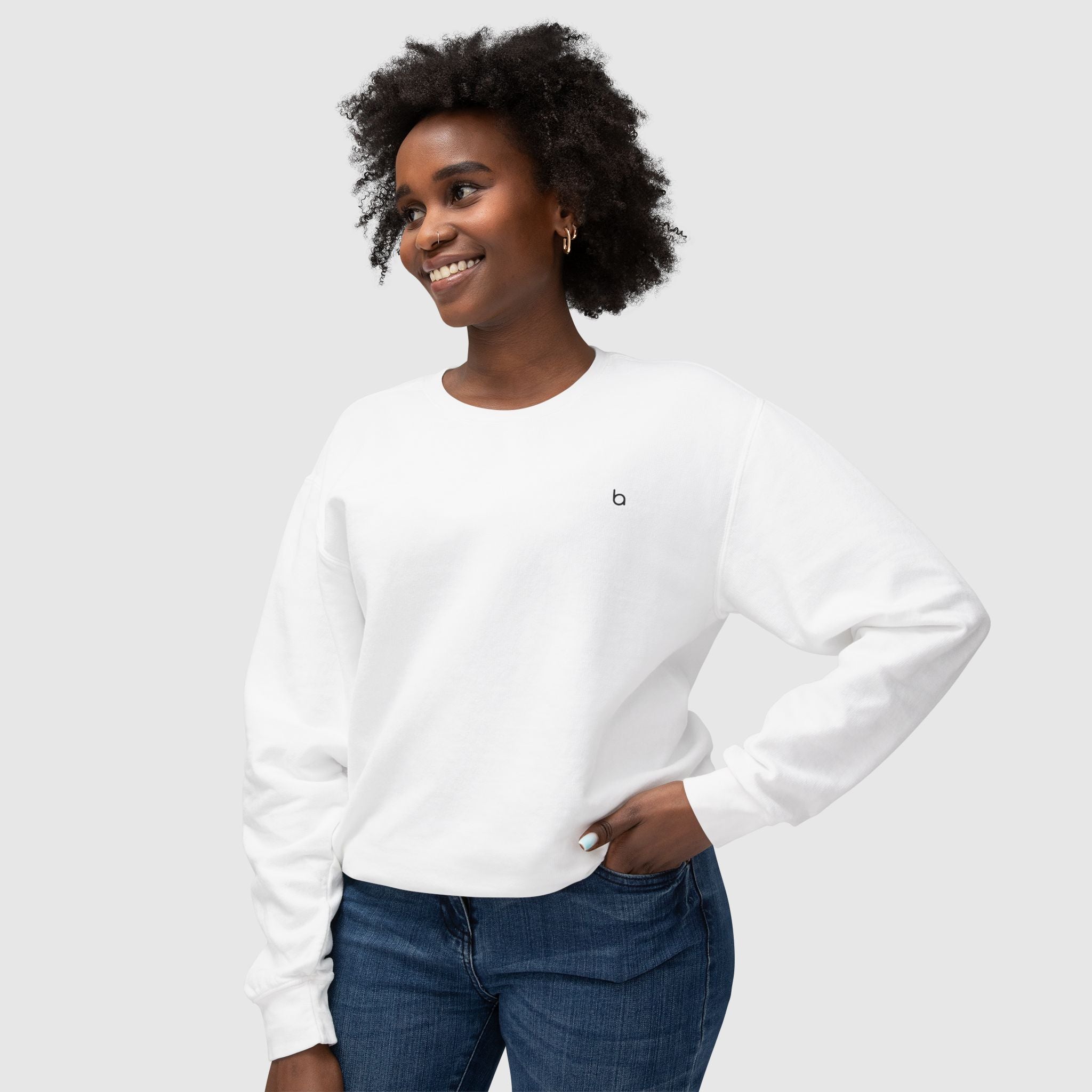 Minimalist Lightweight Crewneck Sweatshirt