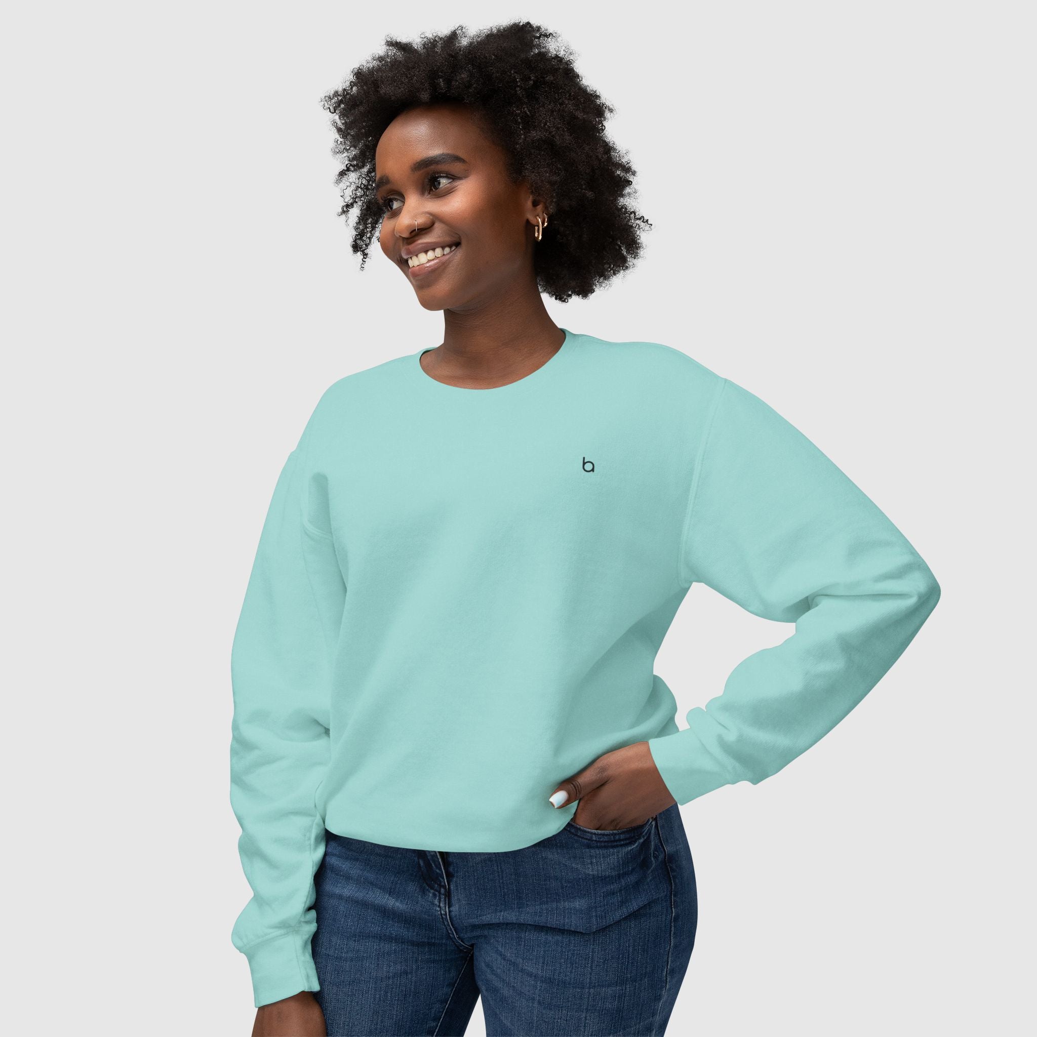 Minimalist Lightweight Crewneck Sweatshirt