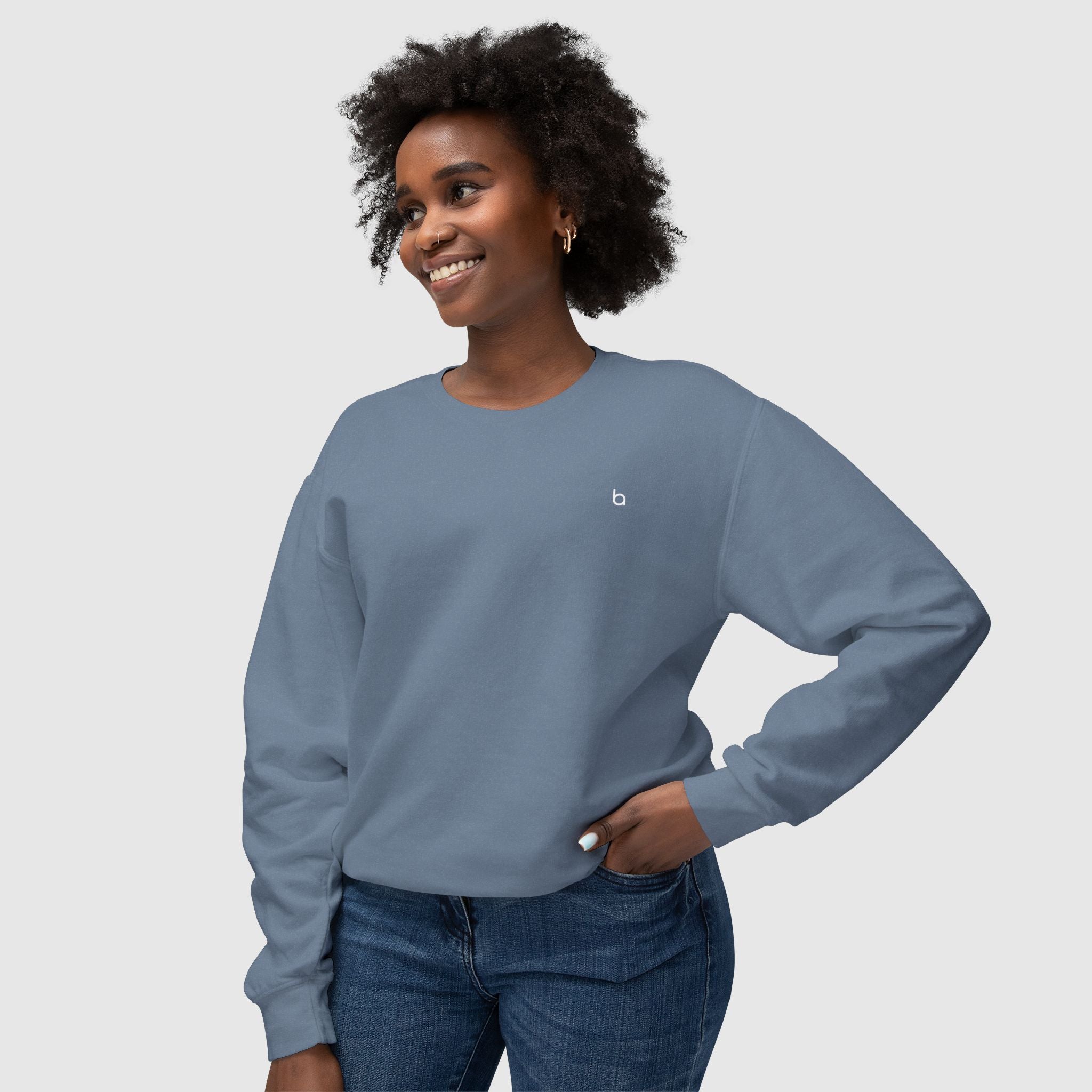 Minimalist Lightweight Crewneck Sweatshirt