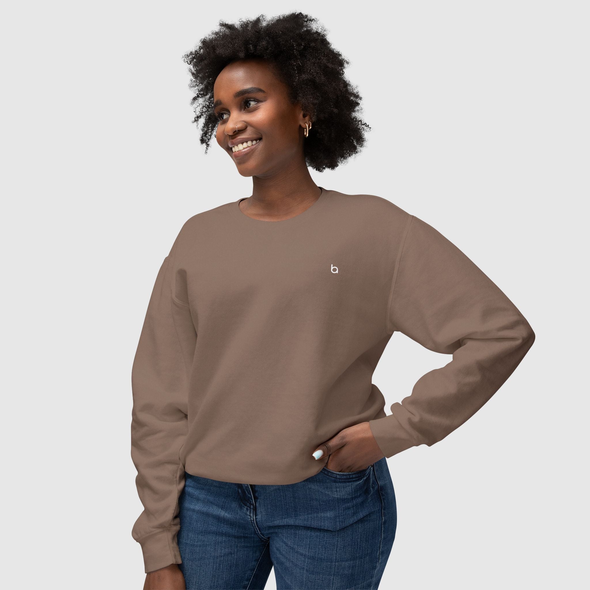Minimalist Lightweight Crewneck Sweatshirt