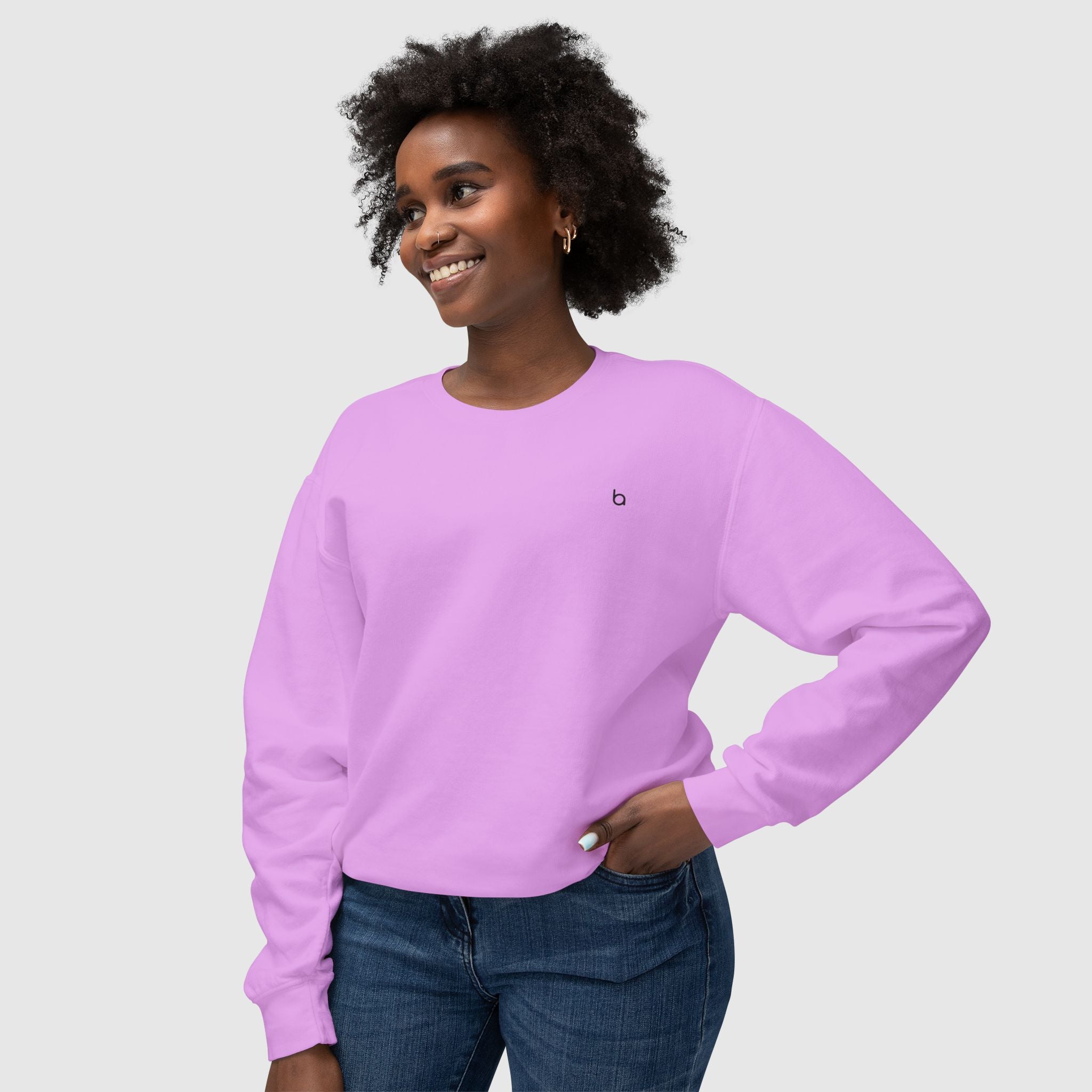 Minimalist Lightweight Crewneck Sweatshirt