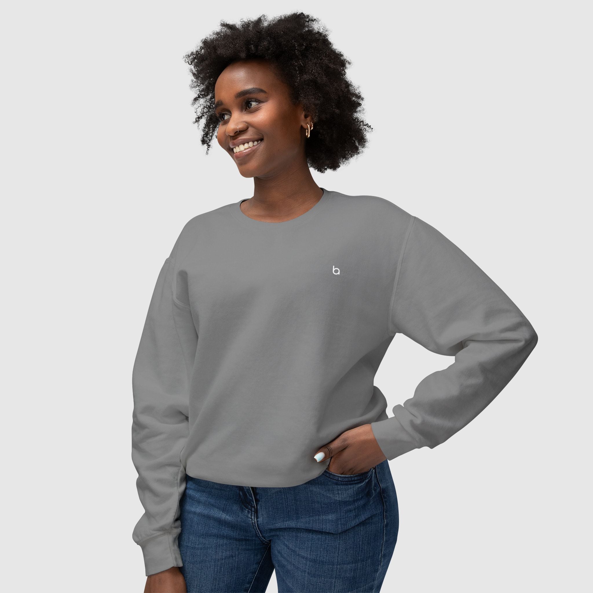 Minimalist Lightweight Crewneck Sweatshirt