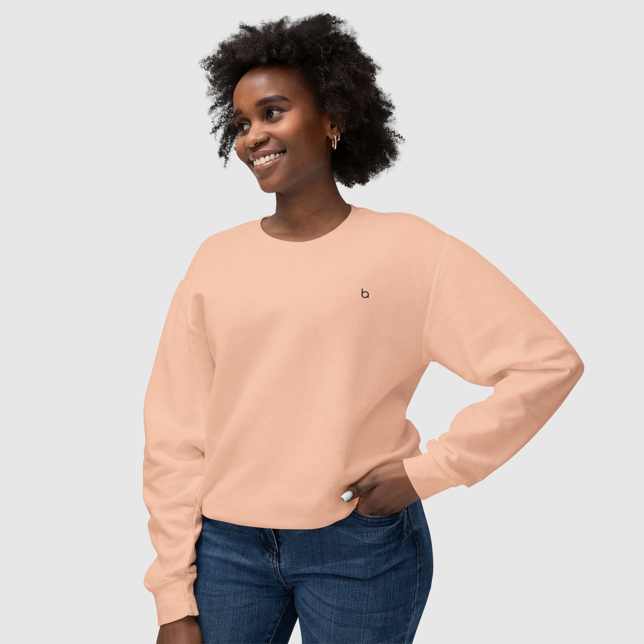 Minimalist Lightweight Crewneck Sweatshirt