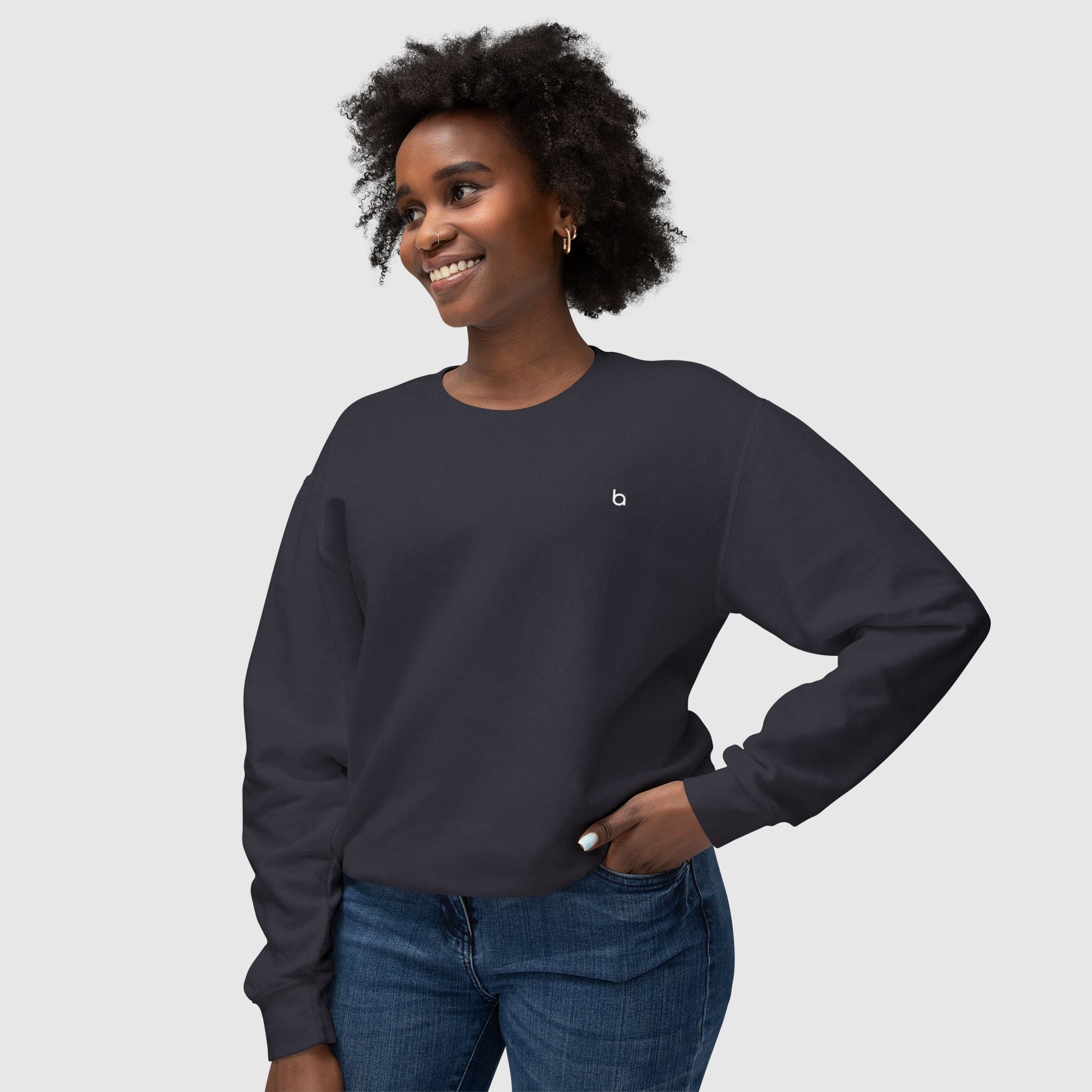 Minimalist Lightweight Crewneck Sweatshirt