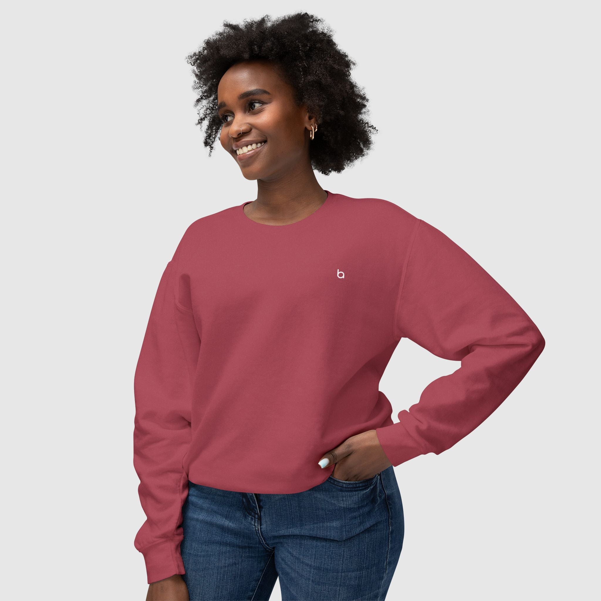 Minimalist Lightweight Crewneck Sweatshirt